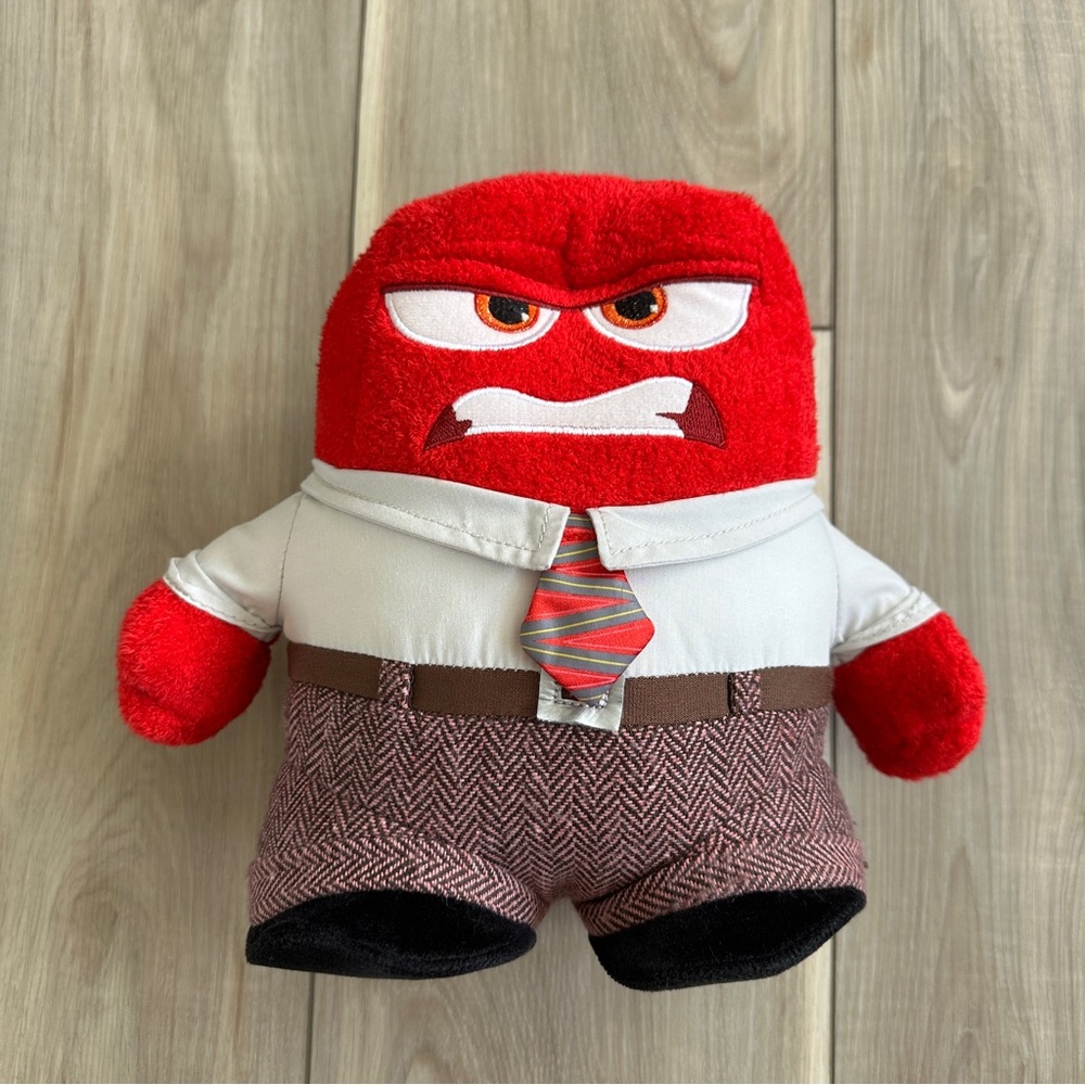 Disney Pixar Inside Out Anger Plush Toy 8" Stuffed Character